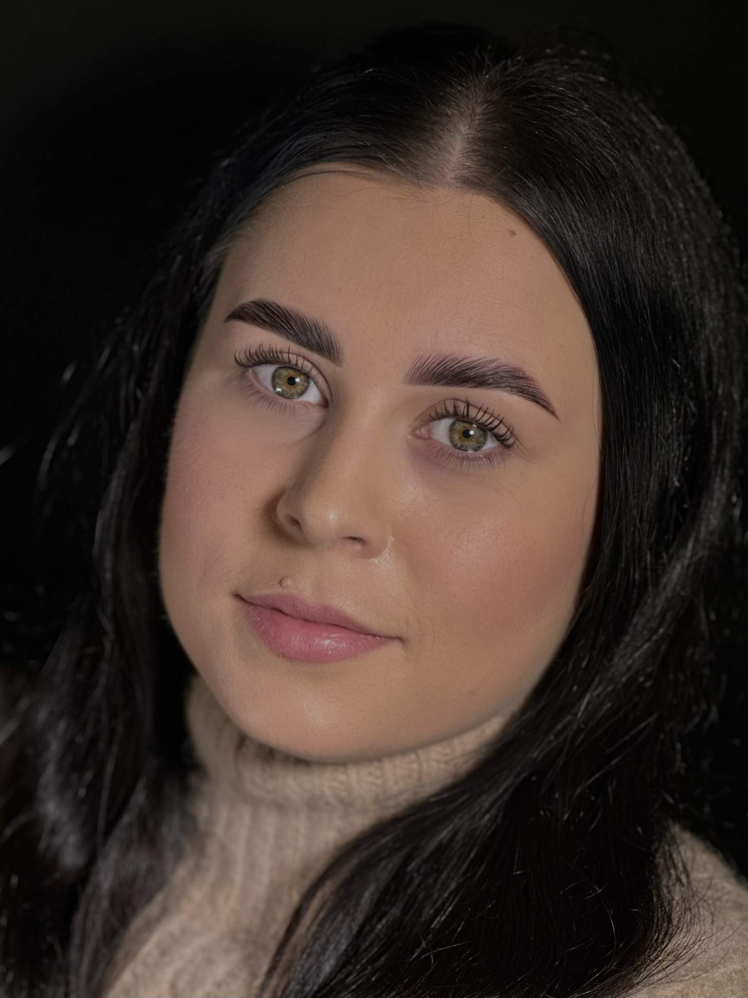 Stylizacja rzęs i brwi - efekt